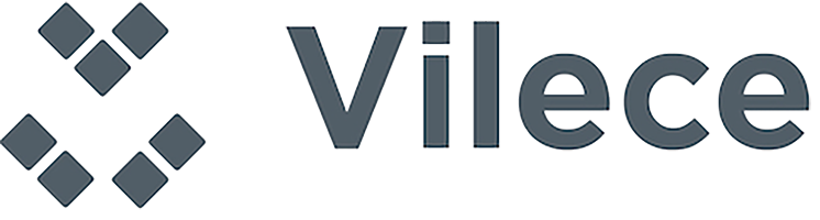 Vilece Logo - White